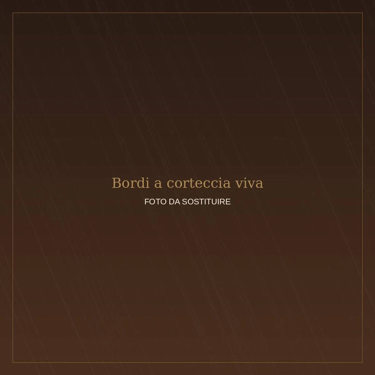 Bordi naturali a corteccia viva